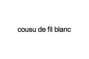 Cousu de Fil Blanc perfumes and colognes