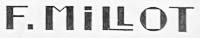 F. Millot perfumes and colognes